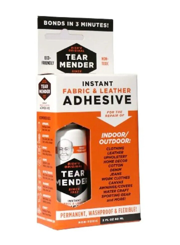 

Tear Mender Instant Fabric and Leather Adhesive, 60ml, White