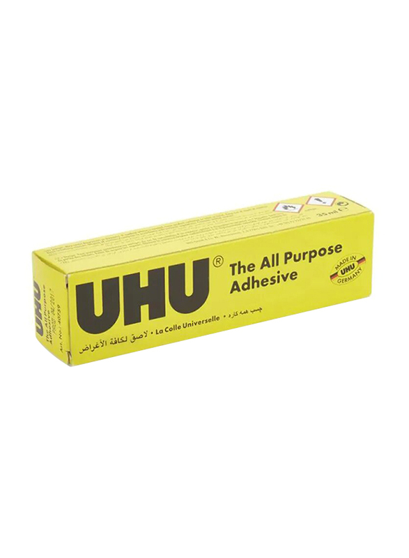 UHU All Purpose Adhesive Glue, 33ml, Yellow