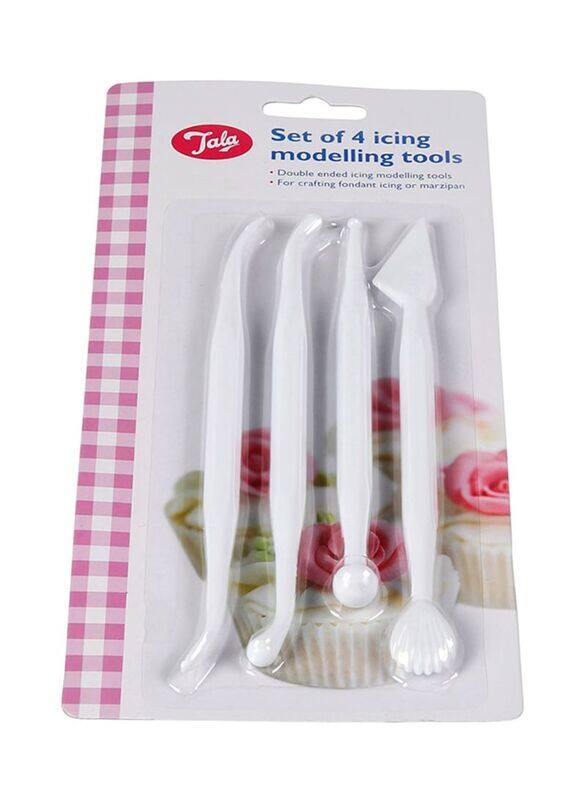 

Tala 4-Piece 13.5cm Icing and Modelling Tools Set, White