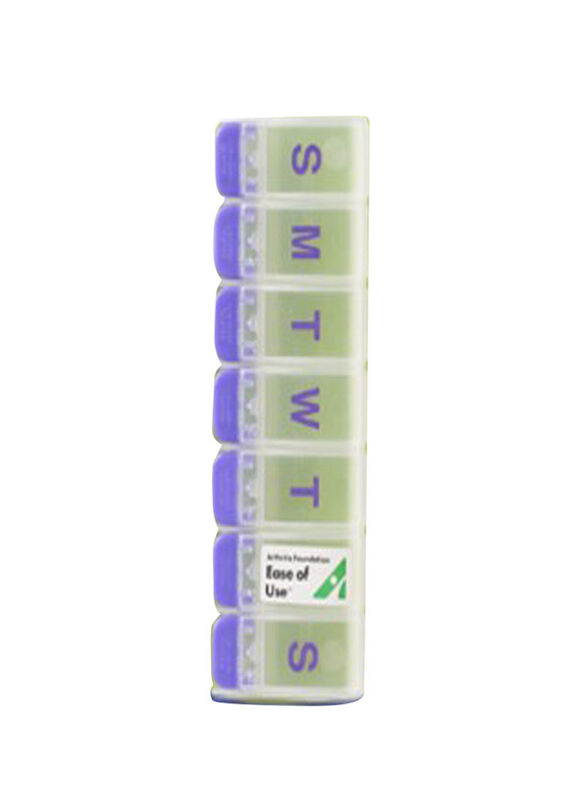 Ezy Dose Push Button Weekly Pill Planner Assorted