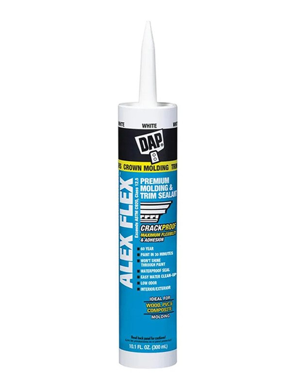 

Dap 10.1oz Alex Flex Premium Molding and Trim Sealant, White