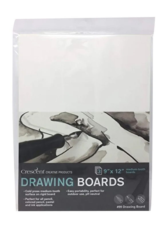 Crescent Creative Products Art and Illustration Drawing Board, White