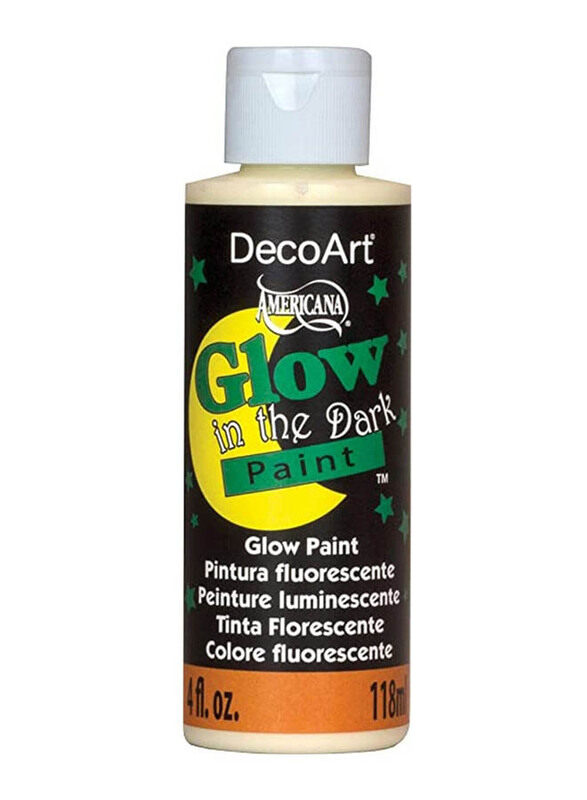 

DecoArt Americana Glow In The Dark Uv Active Acrylic Paint, 118ml, Clear