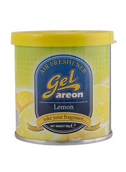Areon 80gm Lemon Gel Car Air Freshener Can, Yellow