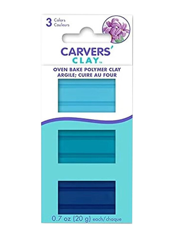 

Craft Medley Carvers Clay Oven Bake Polymer Clay, 20g, Multicolour