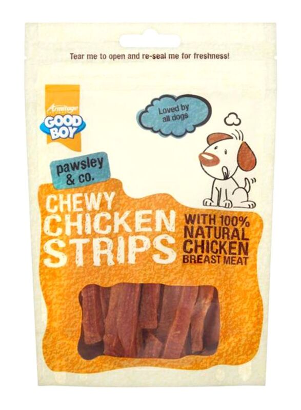 Armitage Chewy Chicken Strips Dry Dog Food, 100g