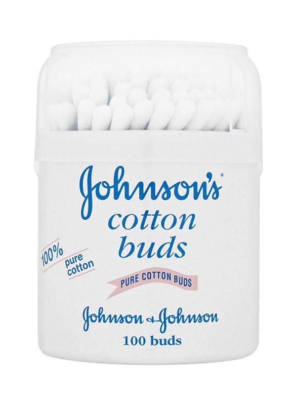Johnson's 100-Pieces Pure Cotton Buds for Baby