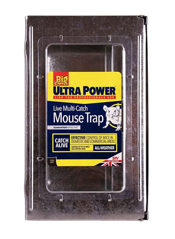 

Big Cheese Ultra Power Live Multicatch Mouse Trap, Silver