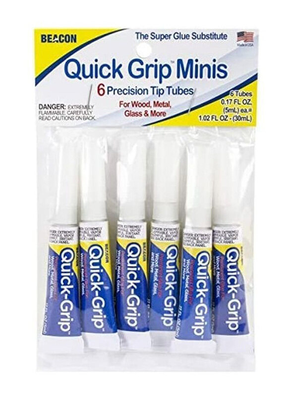 

Generic Beacon Quick Grip Minis 6 Tube Pack, Clear