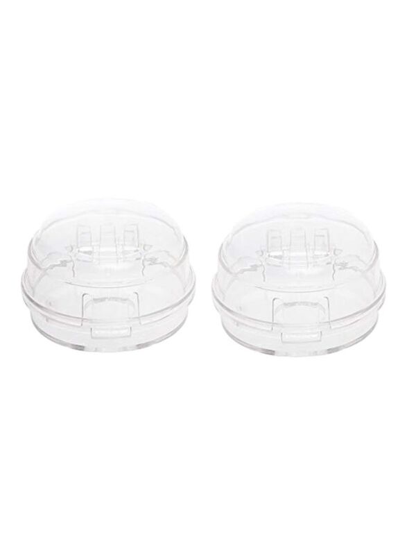Dumasafe Oven Knob Covers, 2 Pieces, Clear