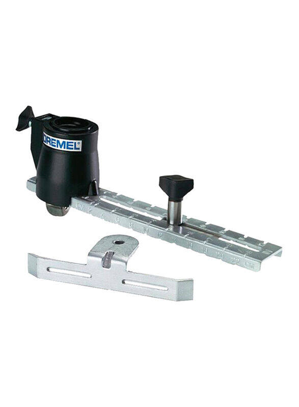 

Dremel 2 Piece Circle Cutter & Straight Edge Guide Set, Silver/Black