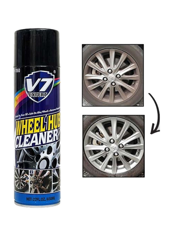 

V7 Expert 650ml Wheel Hub Cleaner, Blue