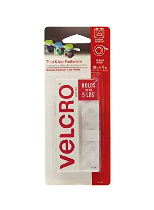 

Velcro Thin Fastener Tape, Clear