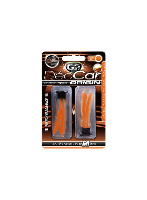 

GS27 Deocar Origin Vanilla & Spices Air Freshener, Orange