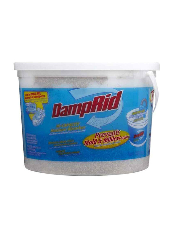 

DampRid Hi-Capacity Moisture Absorber, 64oz, White