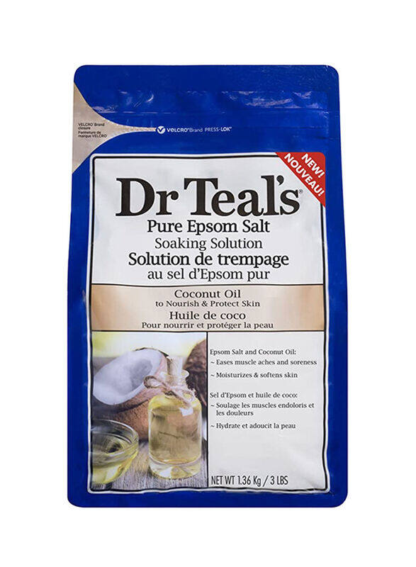 

Dr. Teals Nourish & Protect Coconut Oil Pure Epsom Salt, 1360g