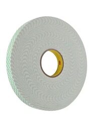 3M Scotch Permanent Mounting Tape, White/Green