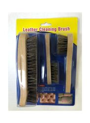 Auto Plus 3-Piece Leather Cleaning Brush Set