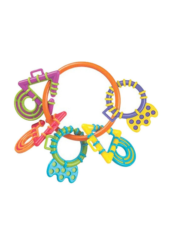 

Playgro 5-Piece Teething Links Baby Infant Toddler Toy 4011459, Multicolour