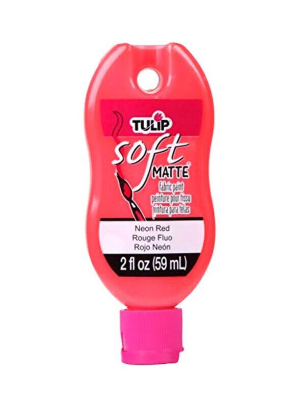 

I Love To Create Tulip Soft Matte Fabric Paint, 59ml, Neon Red