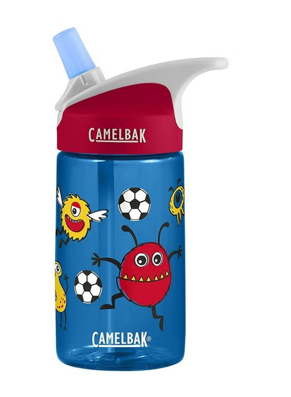 

Camelbak 0.4 Ltr Titanium Soccer Monsters Eddy Water Bottle, 1579408140, Multicolour