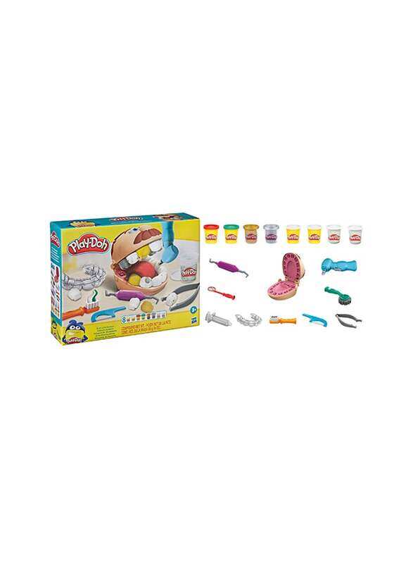 

Play-Doh Drill Fill Dentist Toys For Kids, 3+ Years, Multicolour