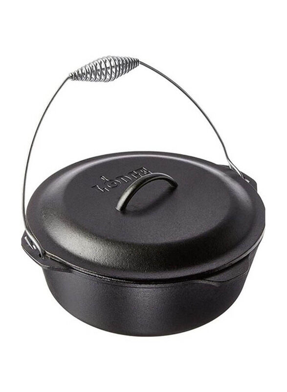

Lodge 8.52 Ltr Seasoned Cast Iron Dutch Oven, Black