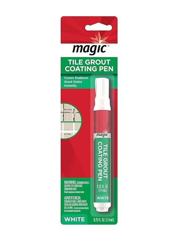 

Magic Tile & Grout Coating Pen, 7.4ml, White