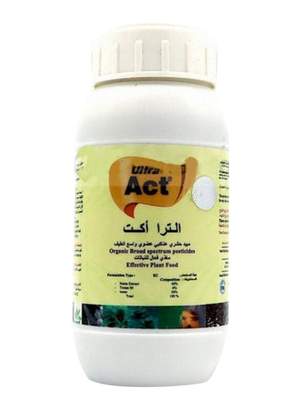 

Ultra Act Organic Board Spectrum Pesticide Effective Plant Food, 250ml, White