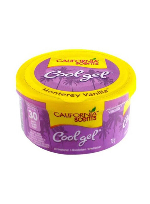 

California Scents 70gm Cool Gel Monterey Vanila, Multicolour