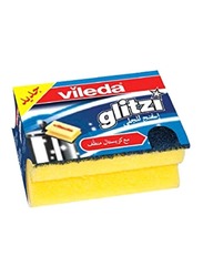 Vileda Glitzi Dish Washing Sponge, Yellow/Black