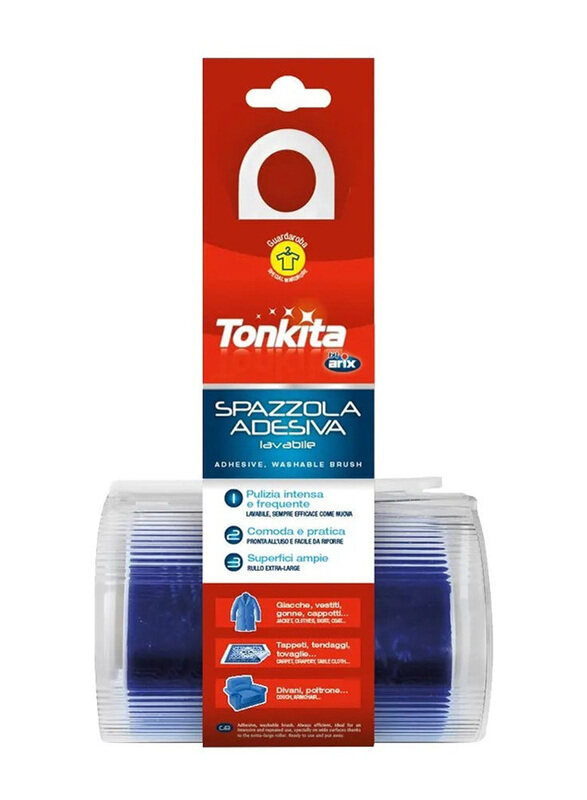 

Tonkita Washable Adhesive Roller Brush, Blue