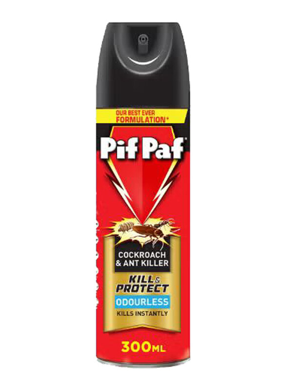 

Pif Paf Cockroach & Ant Insta Odourless Killer Spray, 300ml