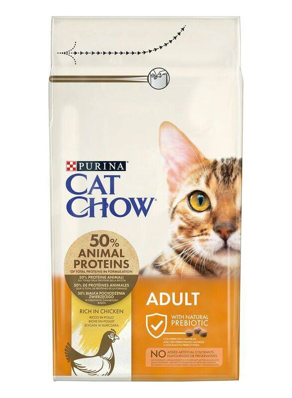 

Purina Cat Chow Adult with Chicken Dry Cat Food, 1.5Kg