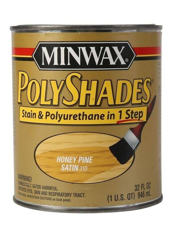 

Minwax Polyshades Stain and Polyurethane, 946ml, Honey Pine