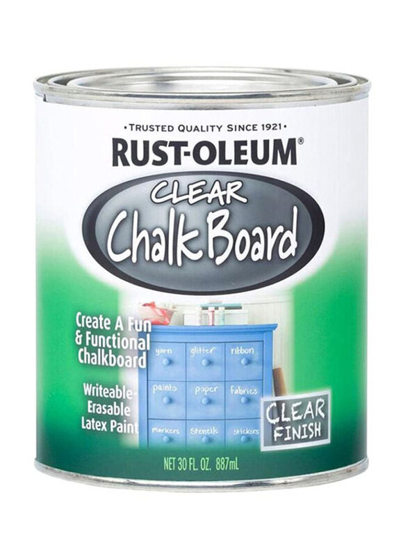 

Rust-oleum Chalk Board Paint, 887ml, Clear