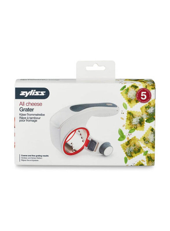 

Zyliss All Cheese Grater, White