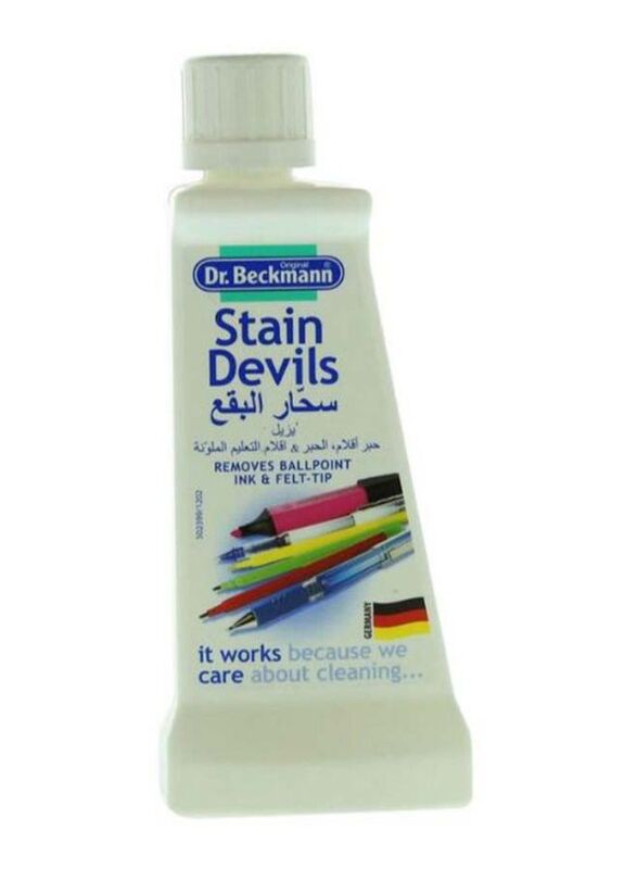 Dr. Beckmann Stain Devils Ball Point Ink and Felt-Tip Remover, 50ml