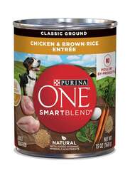 Purina One Smartblend Chicken & Brown Rice Wet Food for Dogs, 368g