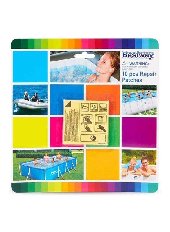 

Bestway Adhesive Repair Patch Set, 10-Pieces, Multicolour