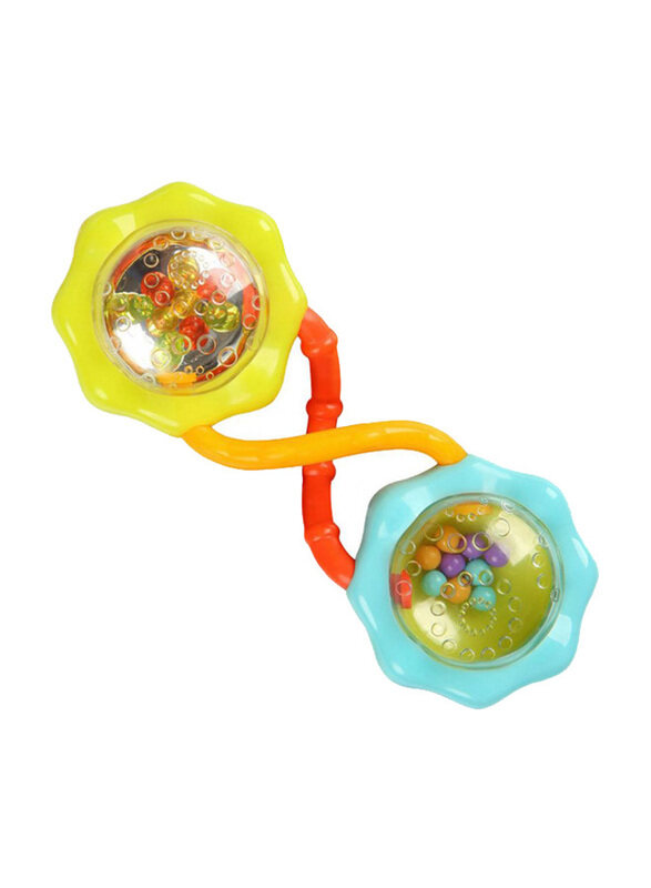 

Bright Starts Rattle & Shake Barbell Toy, Multicolour