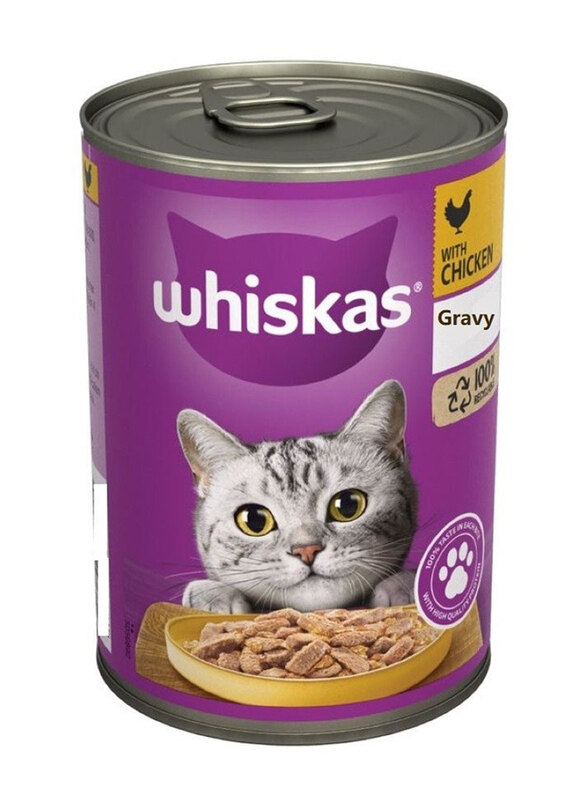 

Whiskas Chicken in Gravy Cats Wet Food, 400g