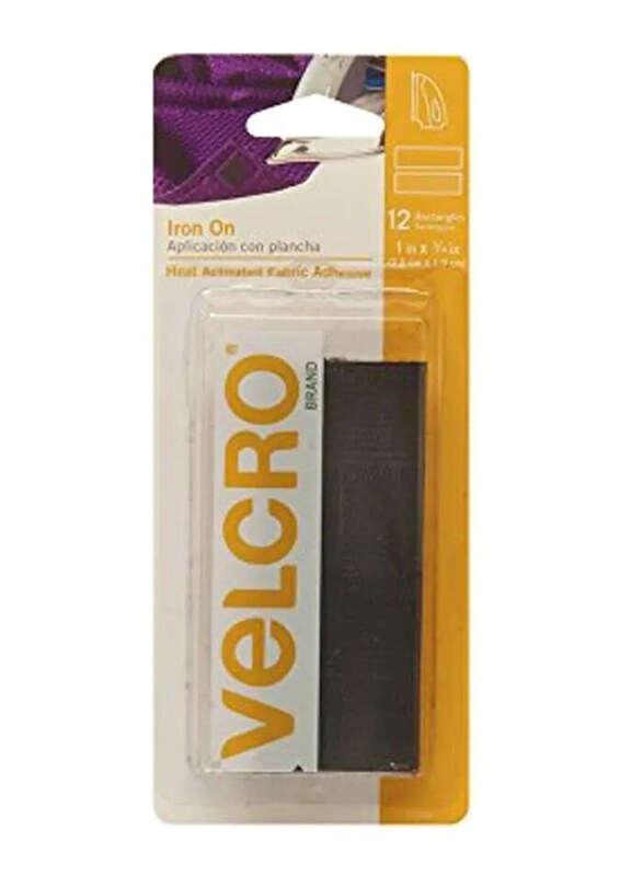 

Velcro Iron On Tape for Alterations & Hemming, Black