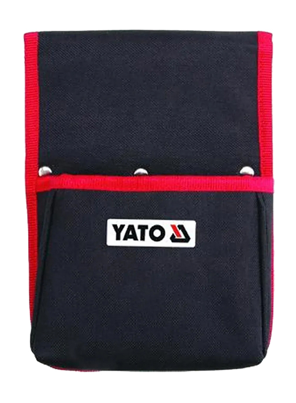 Yato Nail Tool Pouch, YT-7417, Black/Red