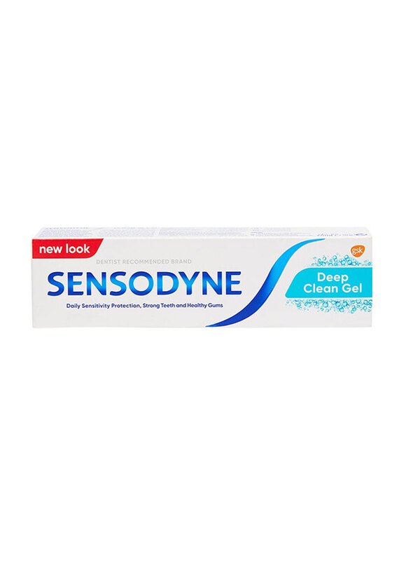 

Sensodyne Toothpaste For Sensitive Teeth Deep Clean Gel With Foam Boost Technology, 75ml