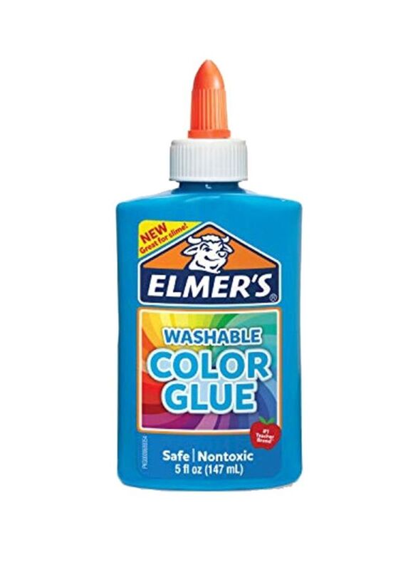 Elmer's Washable Colour Glue, 147ml, Blue