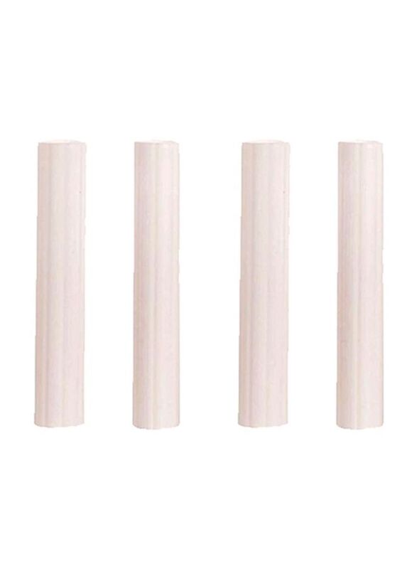 Wilton Hidden Pillar Set, 4 Pieces, White