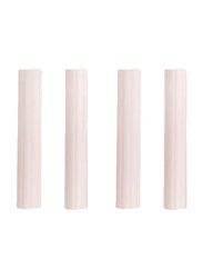 Wilton Hidden Pillar Set, 4 Pieces, White