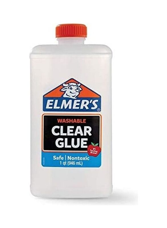 Elmer's Washable Liquid Clear Glue, 946ml, Multicolour