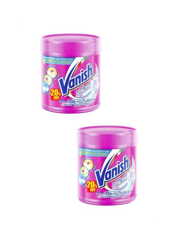 Vanish Oxi Action Fabric Stain Remover Powder, 2 x 250ml